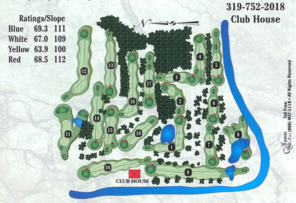 Flint Hills Golf Course Layout